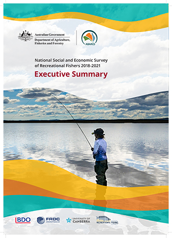 Cover of the National Social and Economic Survey of Recreational Fishers 2018-2021 - Executive Summary