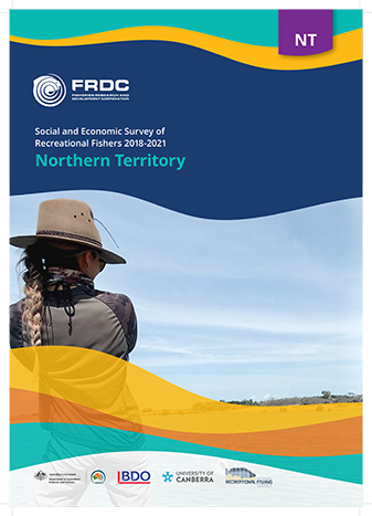 Cover of the Northern Territory Social and Economic Survey of Recreational Fishers 2018-2021 Report