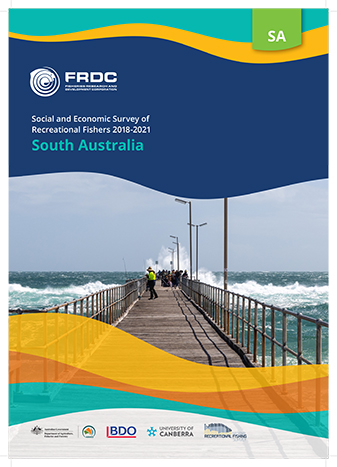 Cover image of the South Australia Social and Economic Survey of Recreational Fishers 2018-2021 Report
