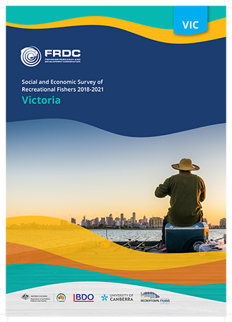 Cover image of the Victoria Social and Economic Survey of Recreational Fishers 2018-2021 Report