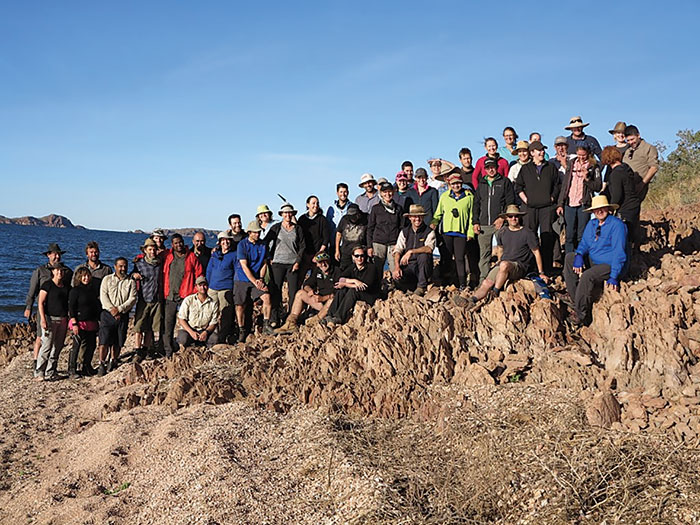 Photo of Helen Jenkins, Alex Ogg and their ARLP group