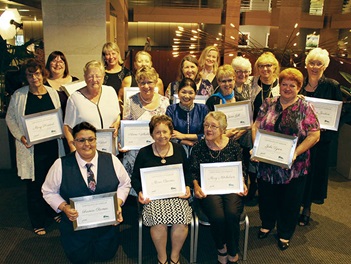 Photo of inductees into the Women’s Industry Network Seafood Community honour roll