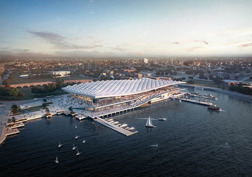 Artist’s rendering of the proposed new Sydney Fish Market