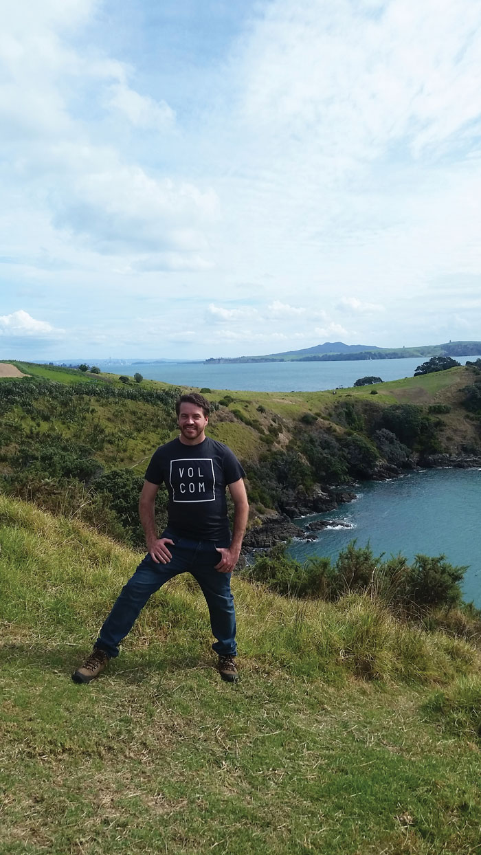 Matt Osborne in New Zealand to present on Indigenous fishing at the 2019 Maori Fisheries Conference. Photo: Delahey Miller