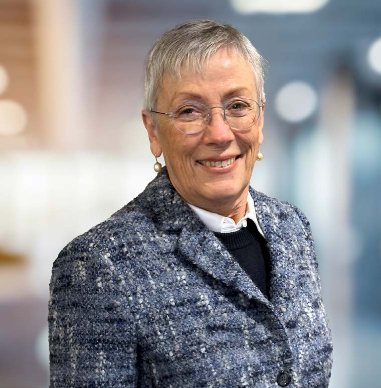 FRDC Chair, Dr Beth Woods Smiling at Camera