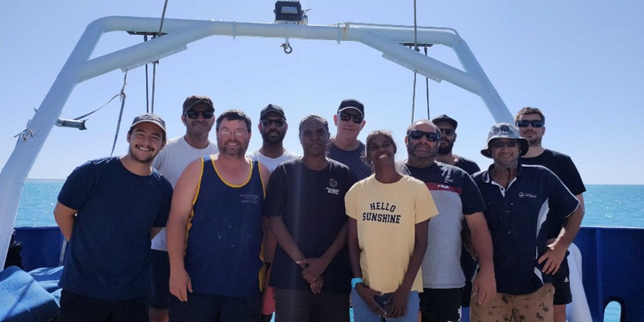 Stakeholders working in the Kimberley Mud Crab Fishery