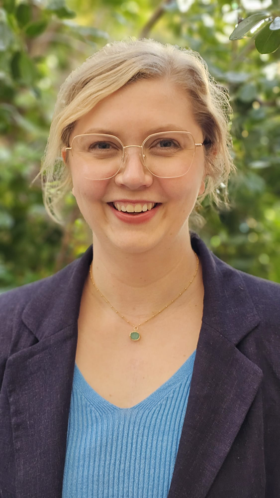Jessica Buss, woman smiling