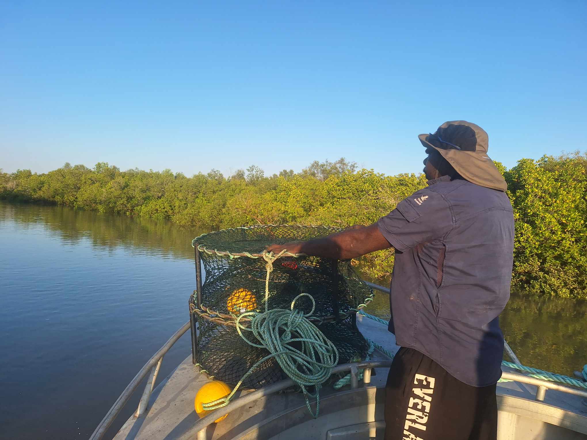 Traditional Owner looking in the horizon 