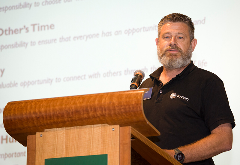 Photo of David Maynard, FRDC Extension Officer TAS 