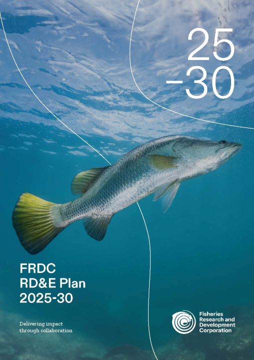 RD&E Plan 2025-30 Cover: Barramundi swimming 