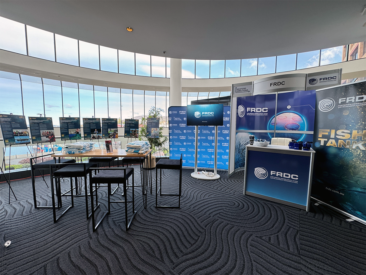 FRDC Booth at Seafood Directions