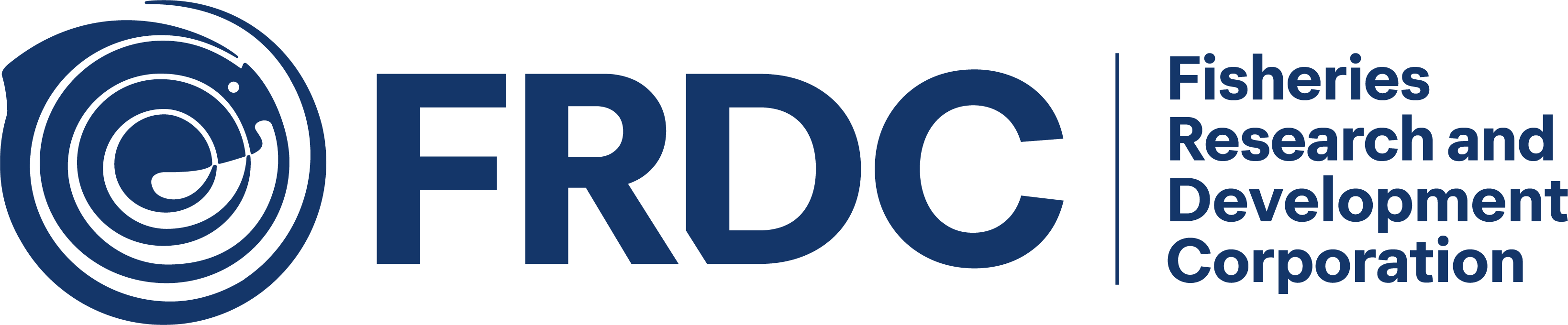 FRDC Blue Swirl Logo - Inline