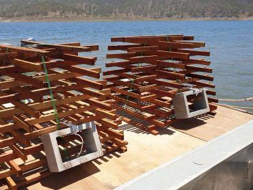 Photo of porcupine cribs – miniature ‘log cabins’