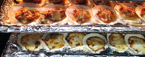 Photo of Scallop Mornay or Kilpatrick